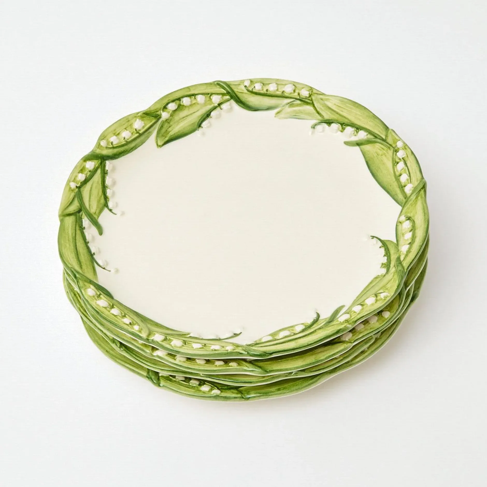 New Mrs. Alice Lily Of The Valley Dinner Plates (Set Of 4)