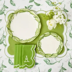 Online Mrs. Alice Lily Of The Valley Dinner & Starter Plates (Set Of 4)