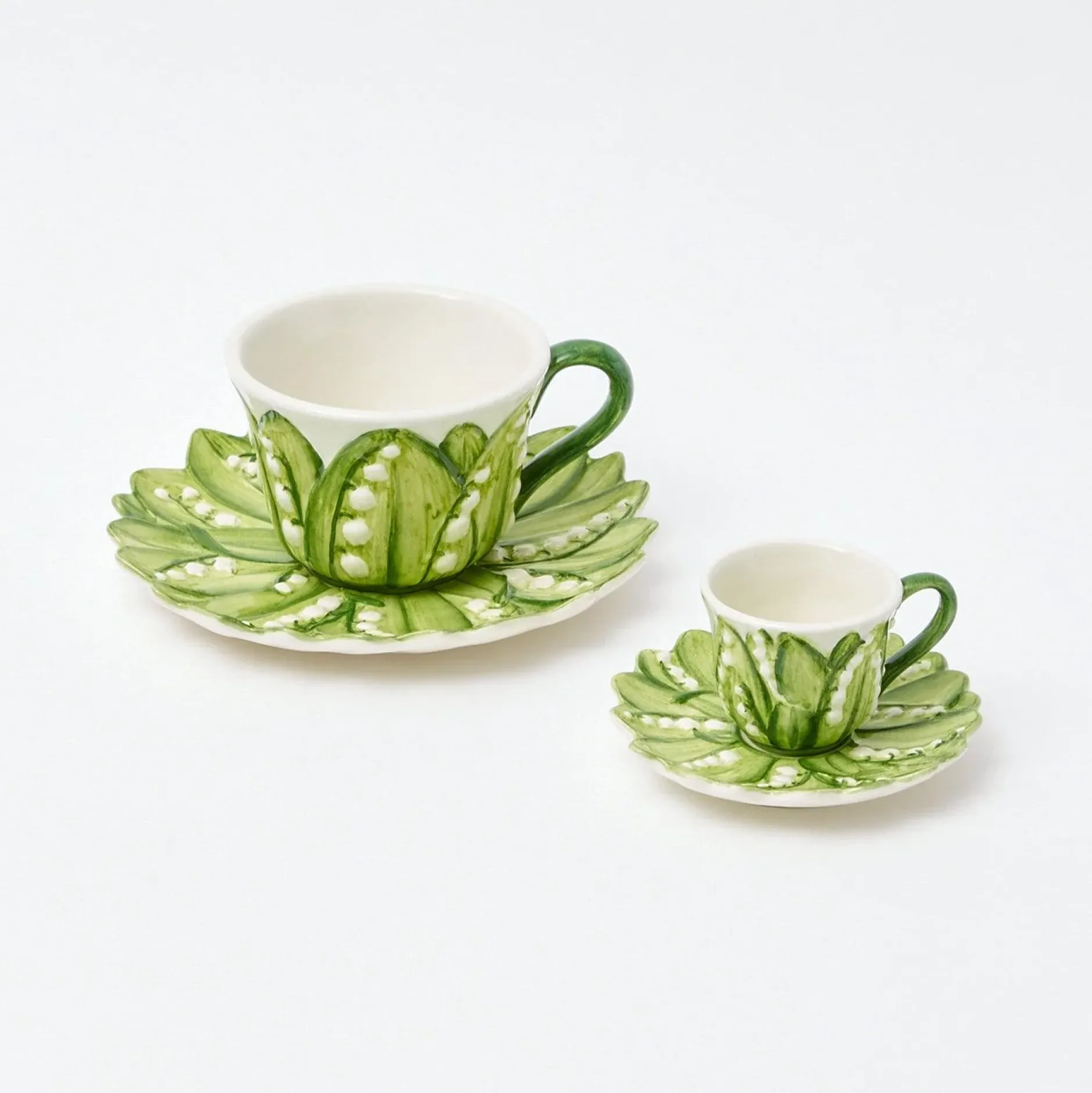 Discount Mrs. Alice Lily Of The Valley Espresso Cup & Saucer