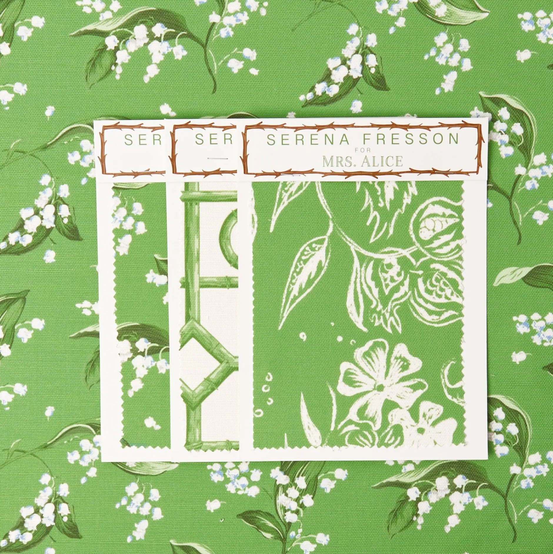 New Mrs. Alice Lily Of The Valley Fabric