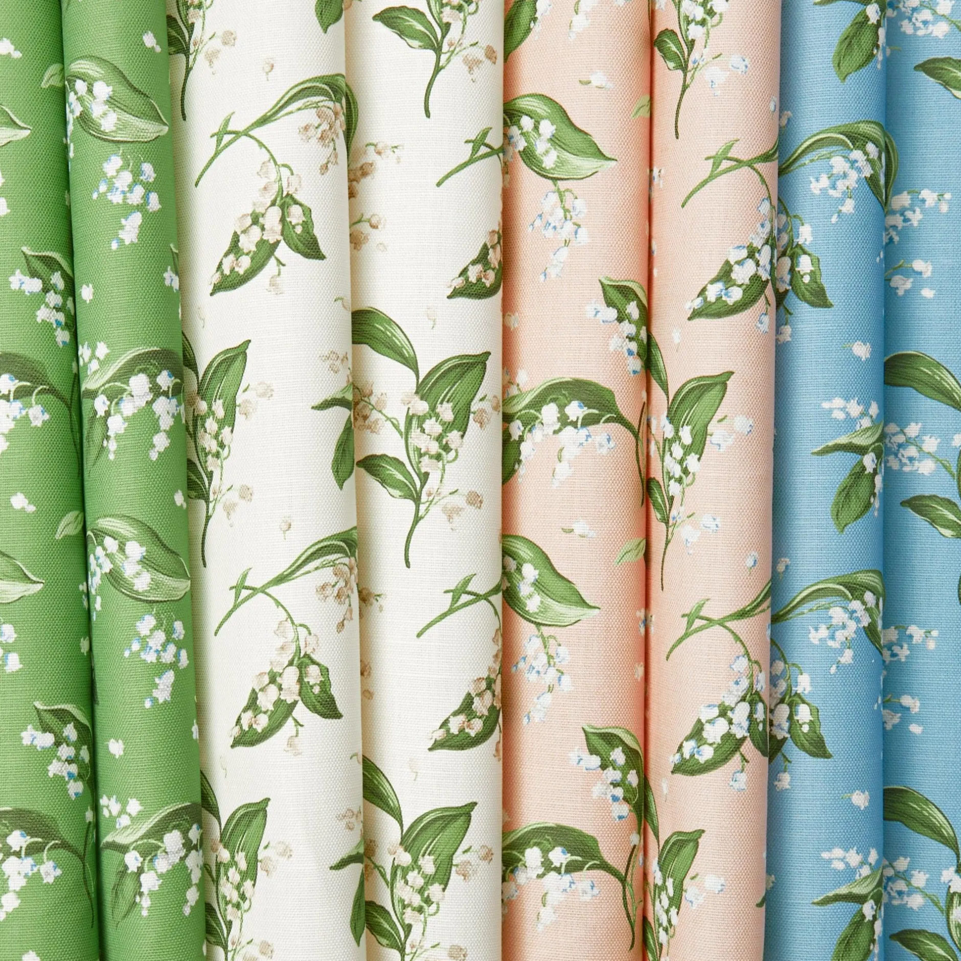 New Mrs. Alice Lily Of The Valley Fabric