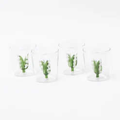 Discount Mrs. Alice Lily Of The Valley Glasses (Set Of 4)