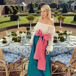 Mrs. Alice Lily Of The Valley Linen Set