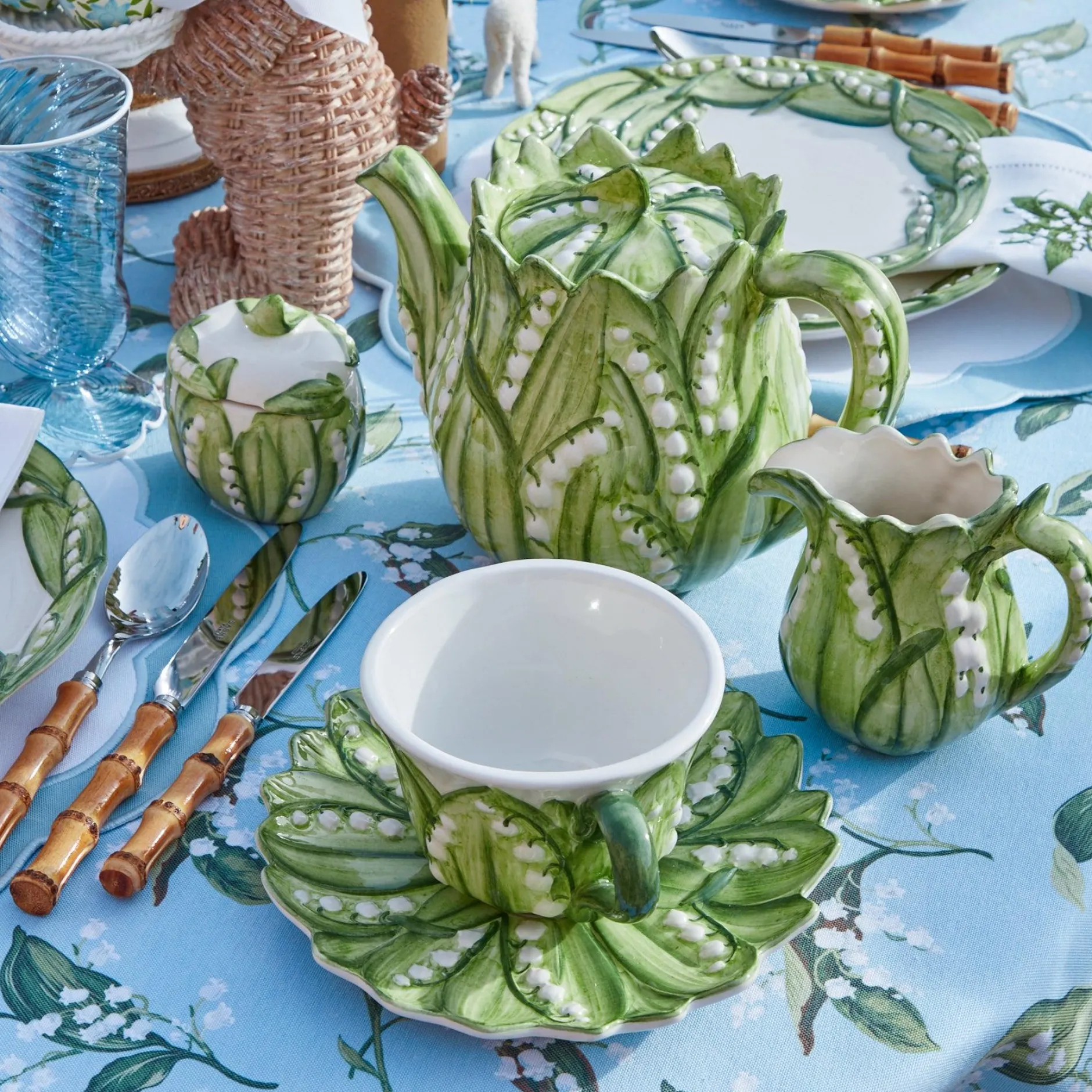 Sale Mrs. Alice Lily Of The Valley Sugar Pot