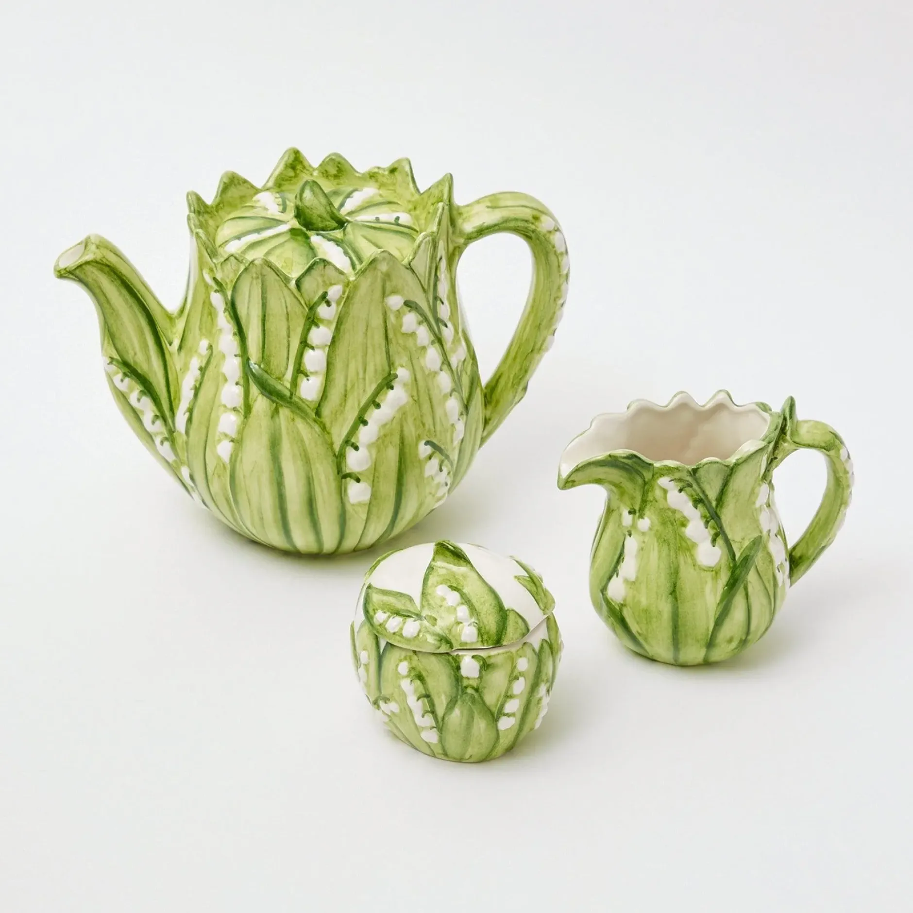 New Mrs. Alice Lily Of The Valley Tea Set