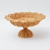 Outlet Mrs. Alice Luciana Rattan Scalloped Bowl