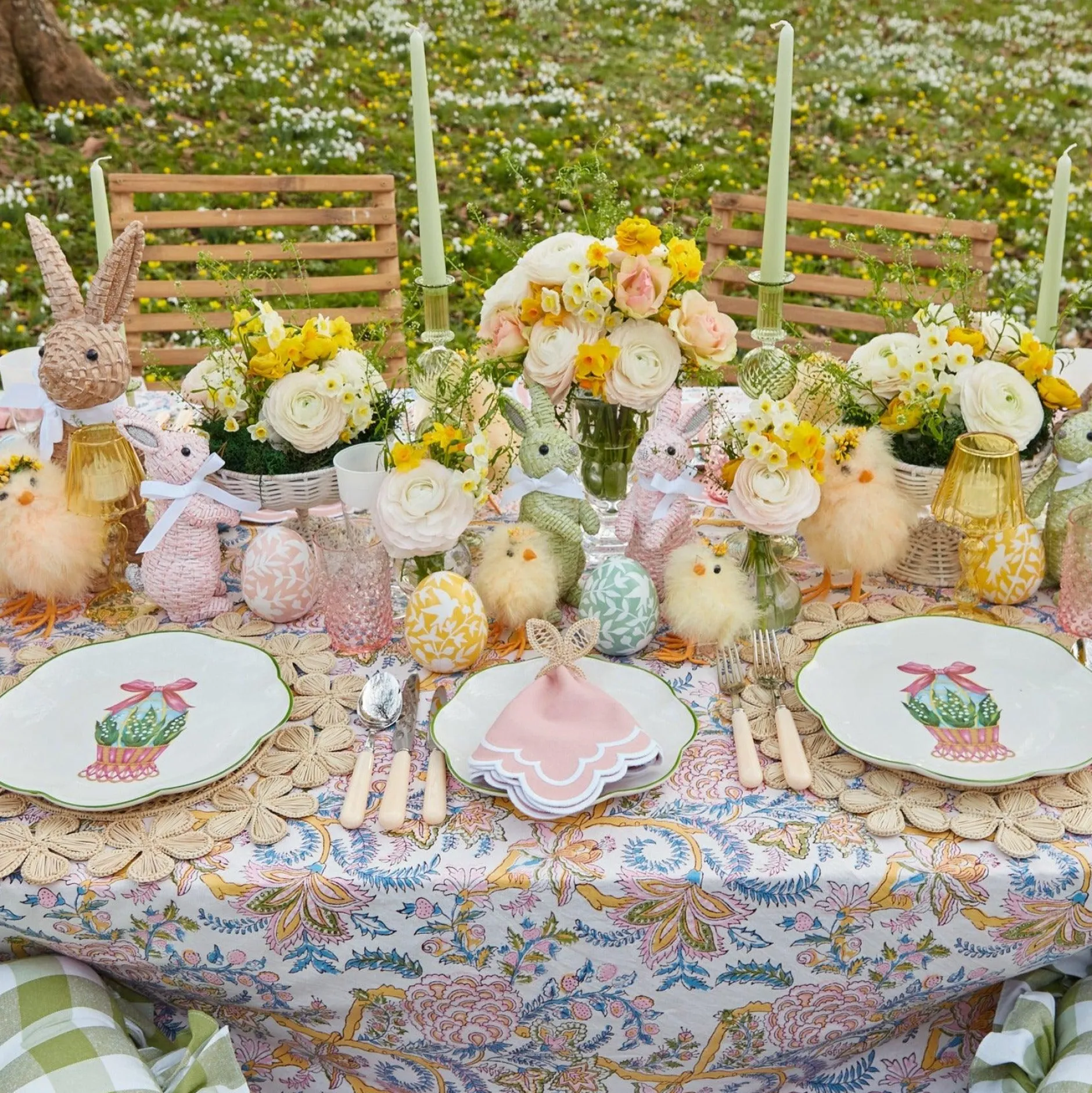 New Mrs. Alice Mia Woven Rattan Placemats (Set Of 4)