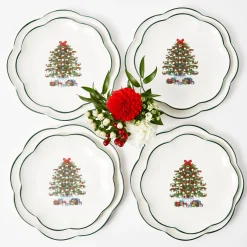 Online Mrs. Alice Christmas Tree Starter Plate (Set Of 4)