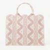 Online Mrs. Alice Tote Bag (Pink Ikat)