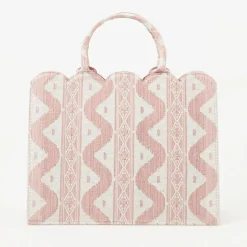 Online Mrs. Alice Tote Bag (Pink Ikat)