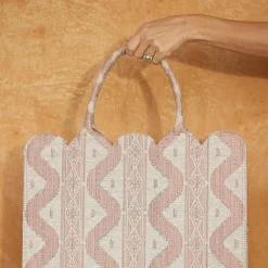 Online Mrs. Alice Tote Bag (Pink Ikat)