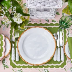 Online Mrs. Alice Nancy Bamboo Dinner Plate (Set Of 4)