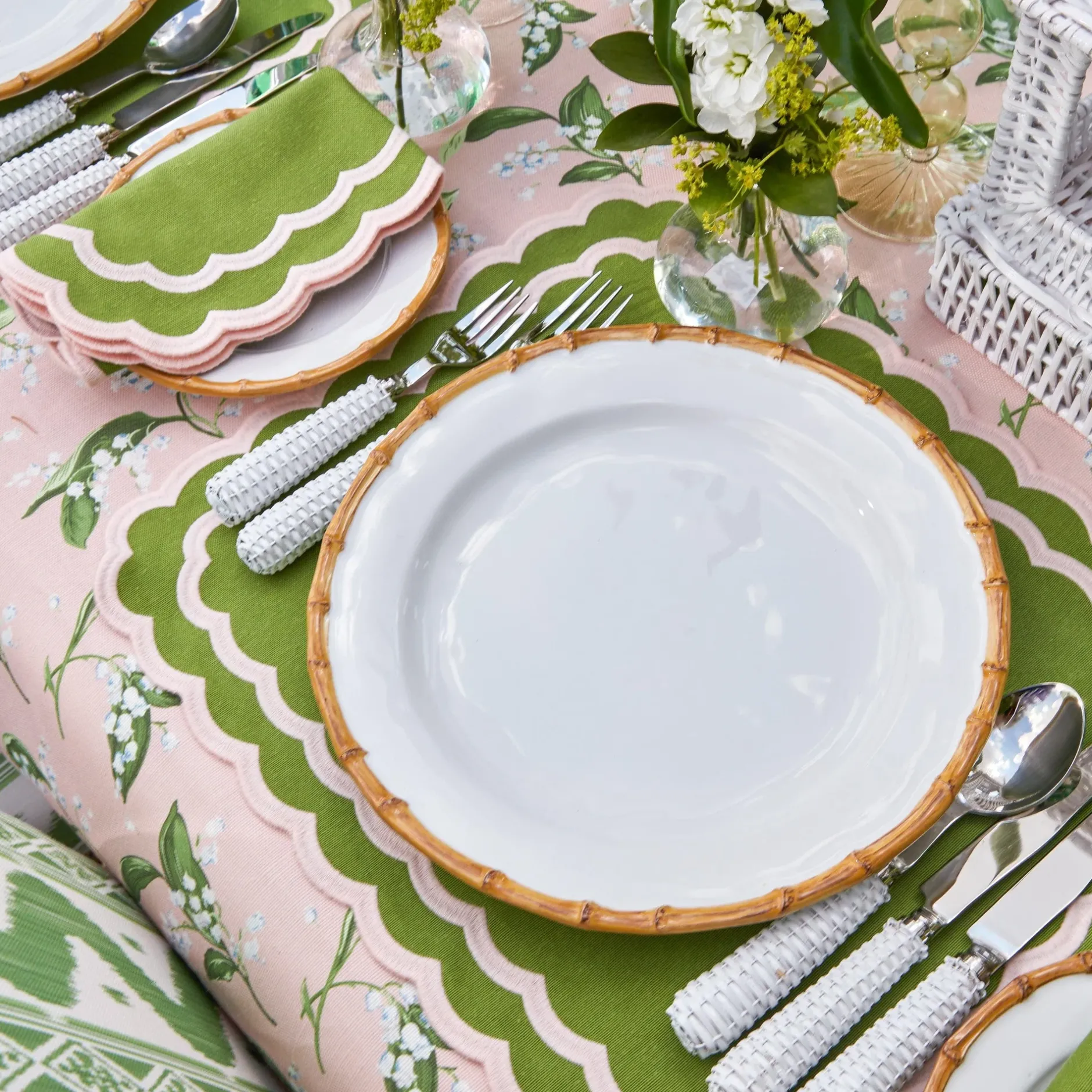 Online Mrs. Alice Nancy Bamboo Dinner Plate (Set Of 4)