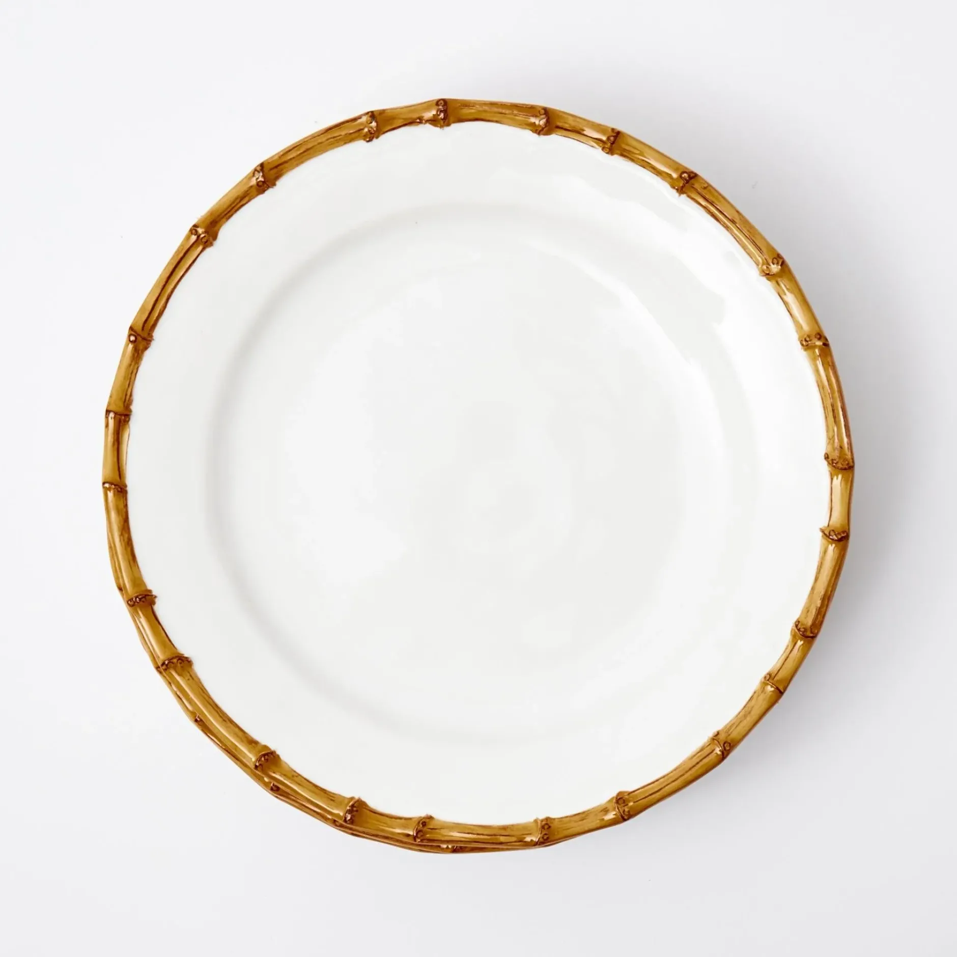 Clearance Mrs. Alice Nancy Bamboo Dinner Plate