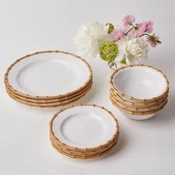 Online Mrs. Alice Nancy Bamboo Dinner Plate (Set Of 4)
