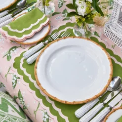 Online Mrs. Alice Nancy Bamboo Dinner Plate (Set Of 4)