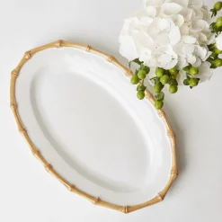 Online Mrs. Alice Nancy Bamboo Oval Platter