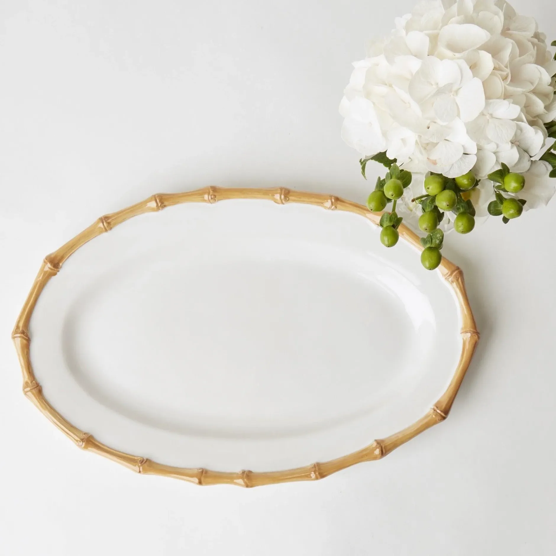 Online Mrs. Alice Nancy Bamboo Oval Platter