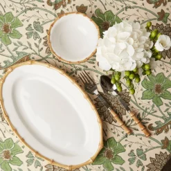 Online Mrs. Alice Nancy Bamboo Oval Platter