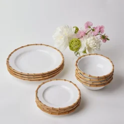 Hot Mrs. Alice Nancy Bamboo Starter Plate (Set Of 4)