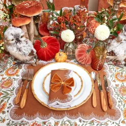 Hot Mrs. Alice Nancy Bamboo Starter Plate (Set Of 4)
