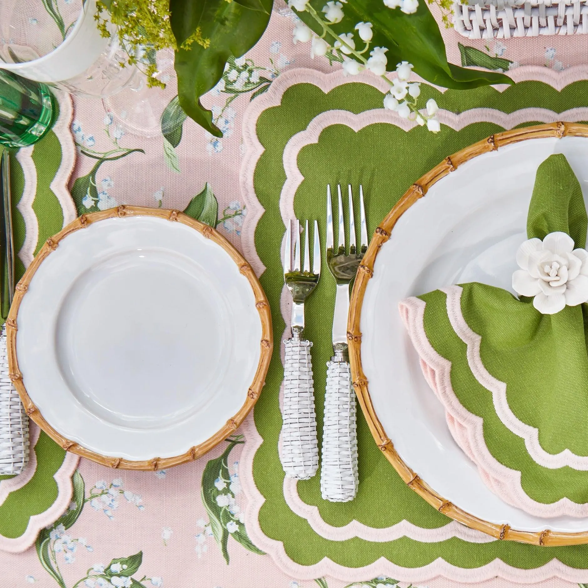 Sale Mrs. Alice Nancy Bamboo Starter Plate (Set Of 4)