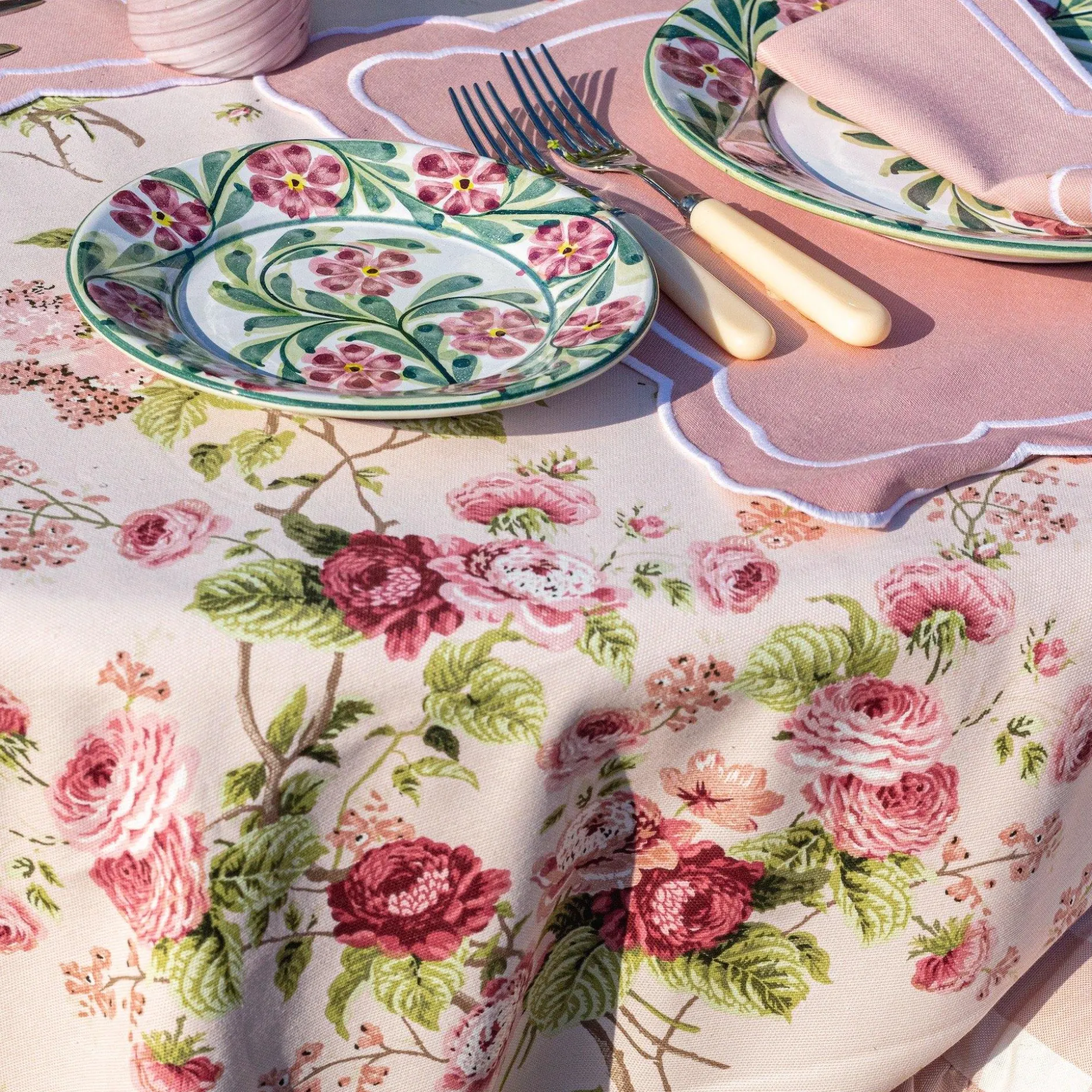 Mrs. Alice Nancy Rose Tablecloth