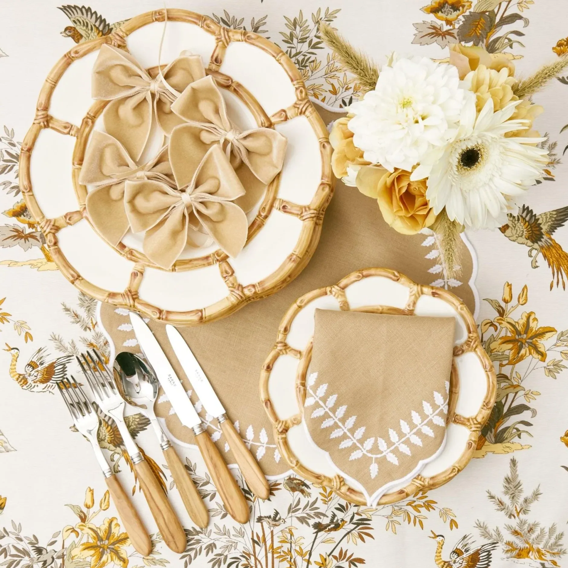 Online Mrs. Alice Natural Laurel Napkins (Set Of 4)