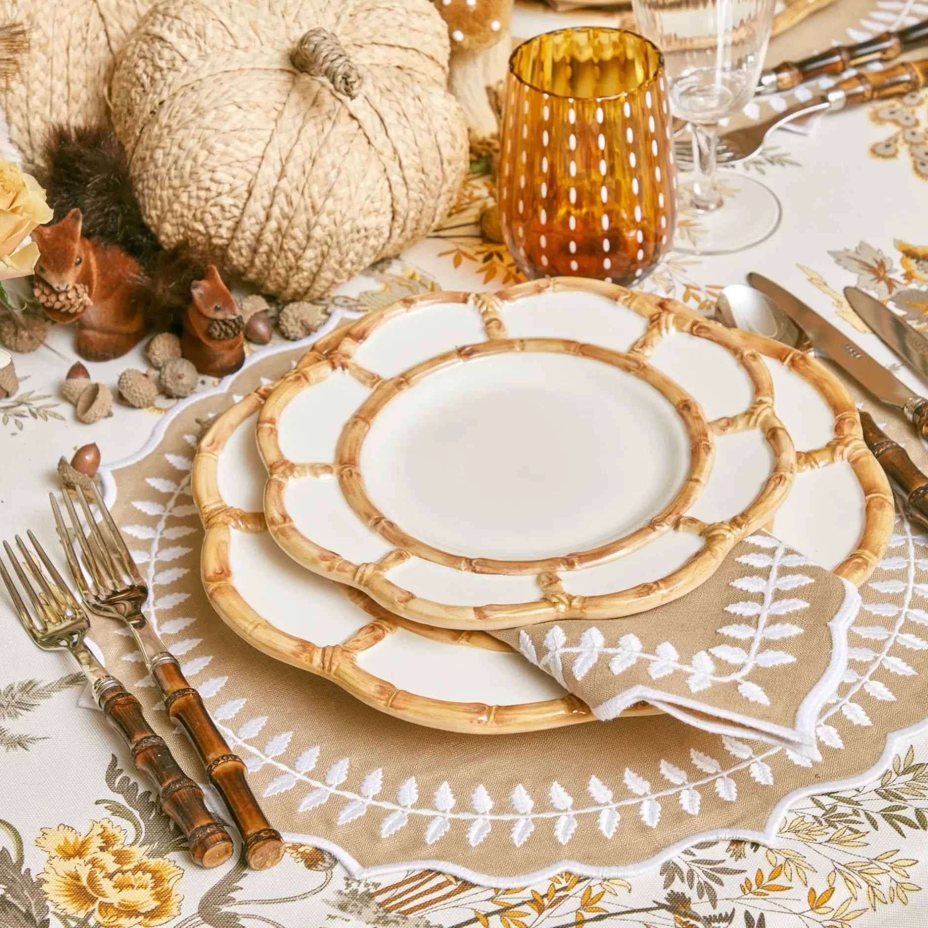 Discount Mrs. Alice Natural Laurel Placemats (Set Of 4)