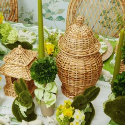 Online Mrs. Alice Natural Rattan Decoration Set