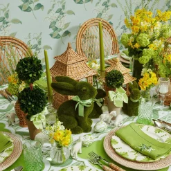 New Mrs. Alice Natural Rattan Decoration Set