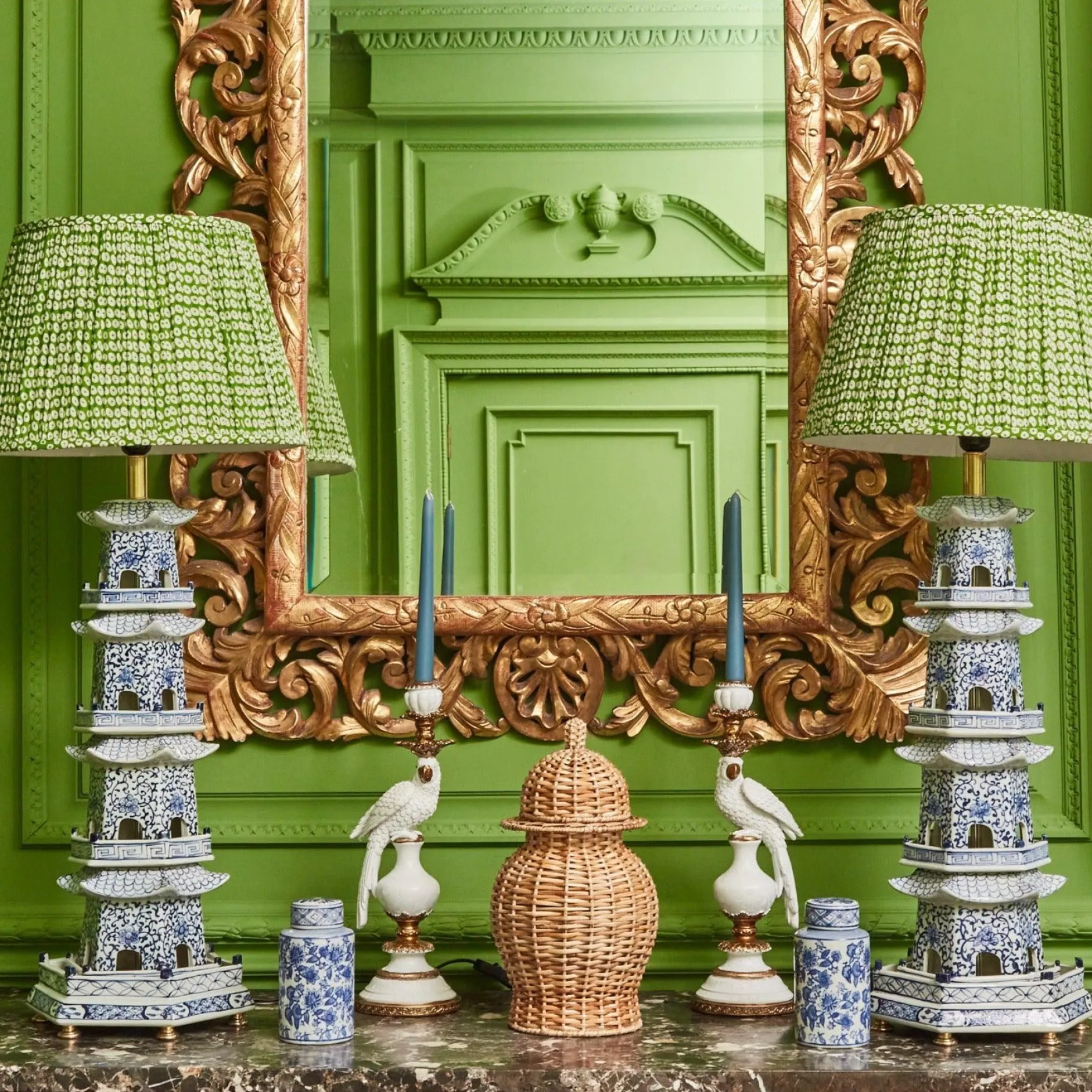 New Mrs. Alice Natural Rattan Ginger Jar