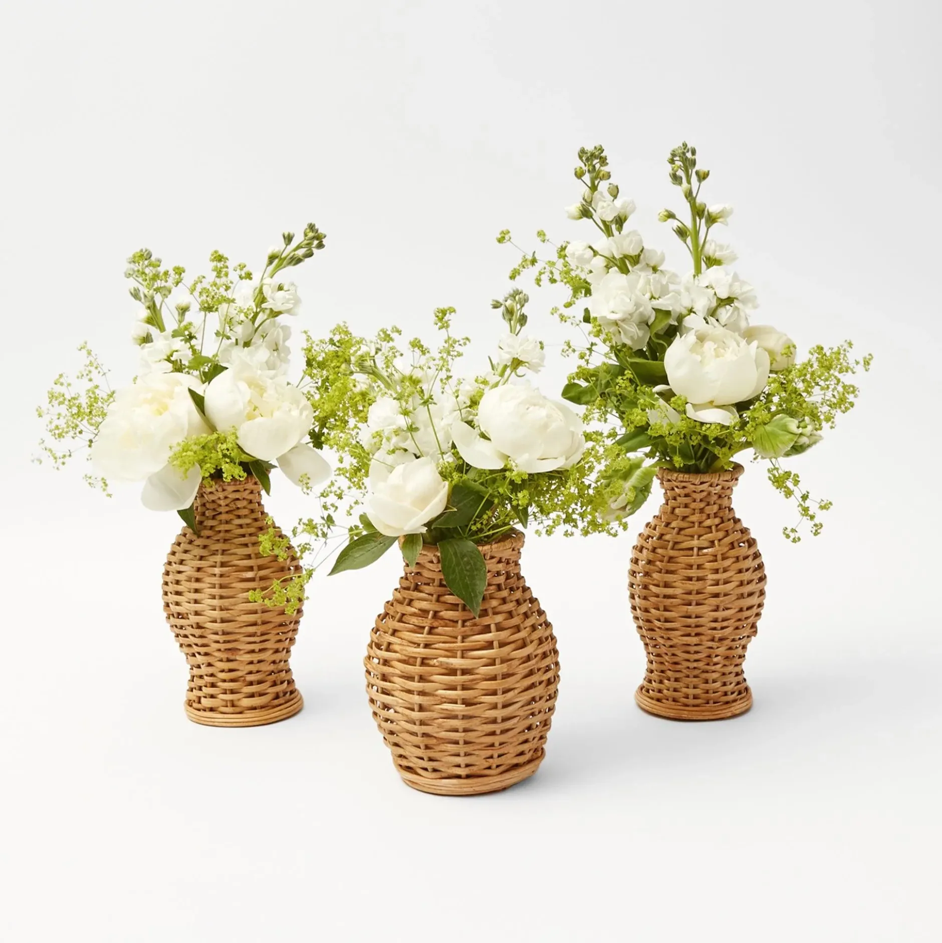 Hot Mrs. Alice Natural Rattan Pagoda Decoration Set