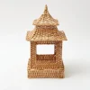 Clearance Mrs. Alice Natural Rattan Pagoda Lantern