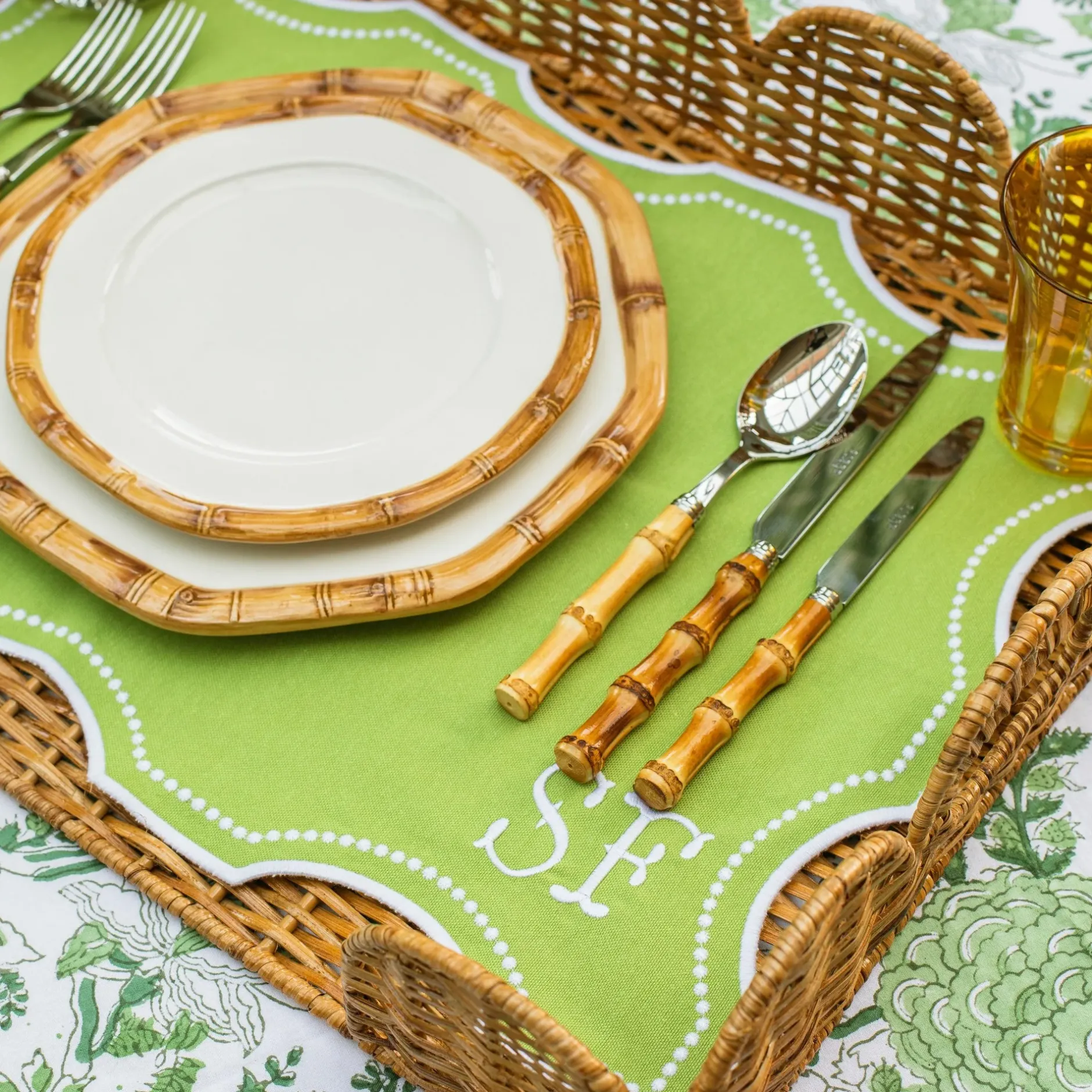 Outlet Mrs. Alice Octavia Green Tray Liner
