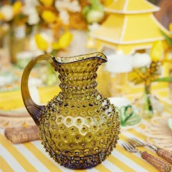 Outlet Mrs. Alice Olive Green Hobnail Jug