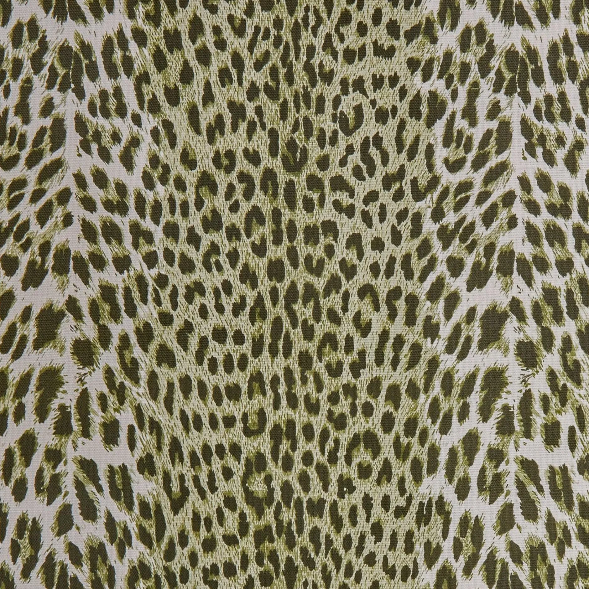 Mrs. Alice Olive Green Leopard Fabric