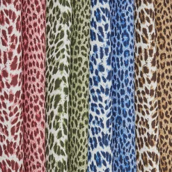 Mrs. Alice Olive Green Leopard Fabric