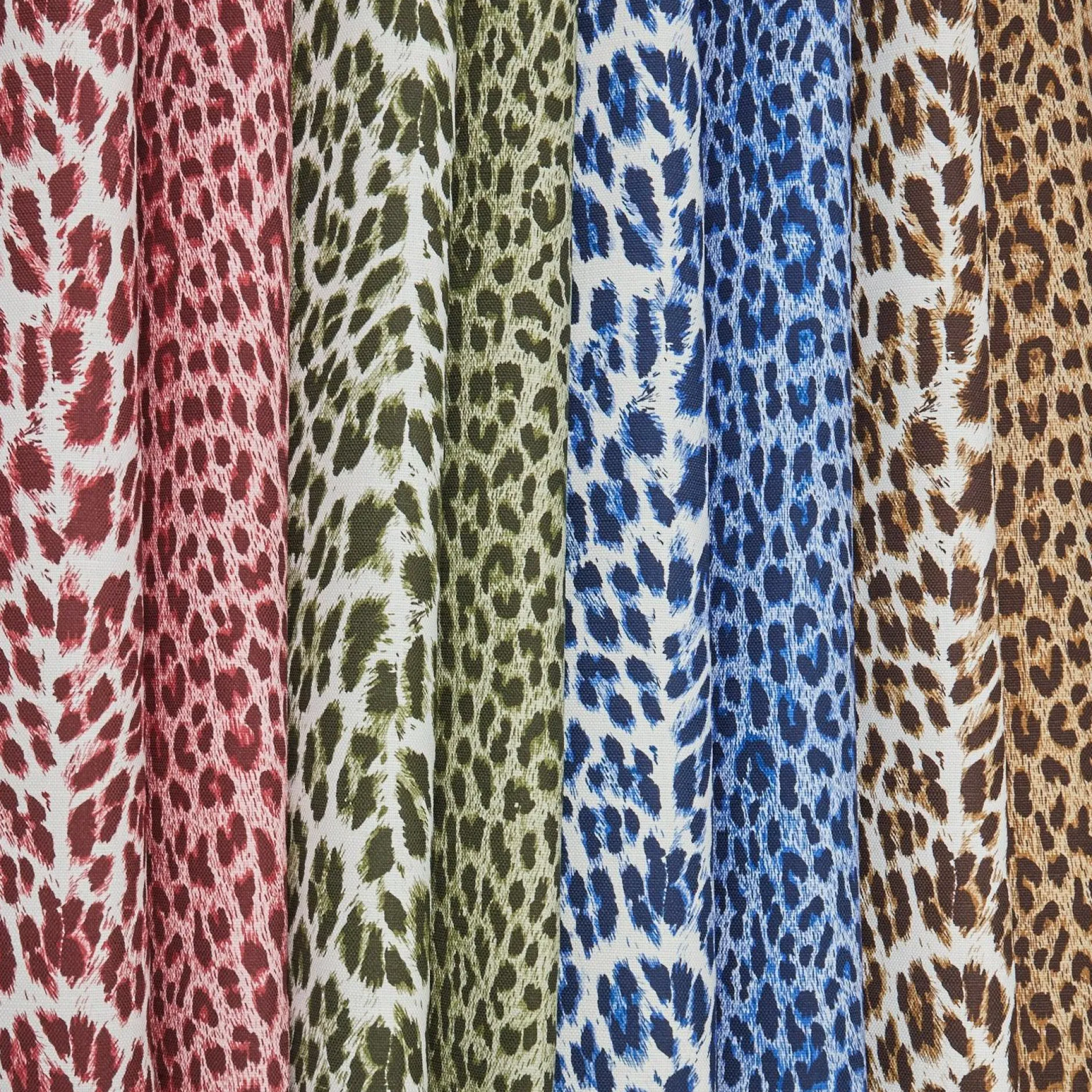 Mrs. Alice Olive Green Leopard Fabric