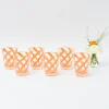 Clearance Mrs. Alice Orange Swirl Outdoor Glasses (Set Of 6)