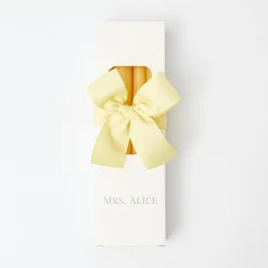 Mrs. Alice Pastel Yellow Candles (Set Of 8)