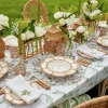 Online Mrs. Alice Petal Bamboo Ceramic Dinner Plate (Set Of 4)