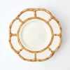 Sale Mrs. Alice Petal Bamboo Ceramic Dinner Plate