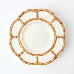 Sale Mrs. Alice Petal Bamboo Ceramic Dinner Plate (Set Of 4)