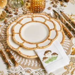 Best Mrs. Alice Petal Bamboo Starter Plate (Set Of 4)