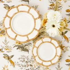 Best Mrs. Alice Petal Bamboo Starter Plate (Set Of 4)