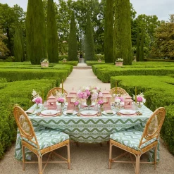 Best Mrs. Alice Pink & Green Pagoda Dinner Plate (Set Of 4)