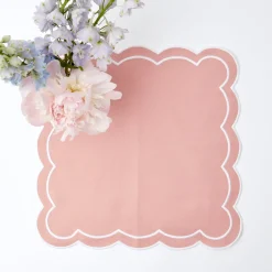 Online Mrs. Alice Pink Applique Placemats & Napkins (Set Of 4)