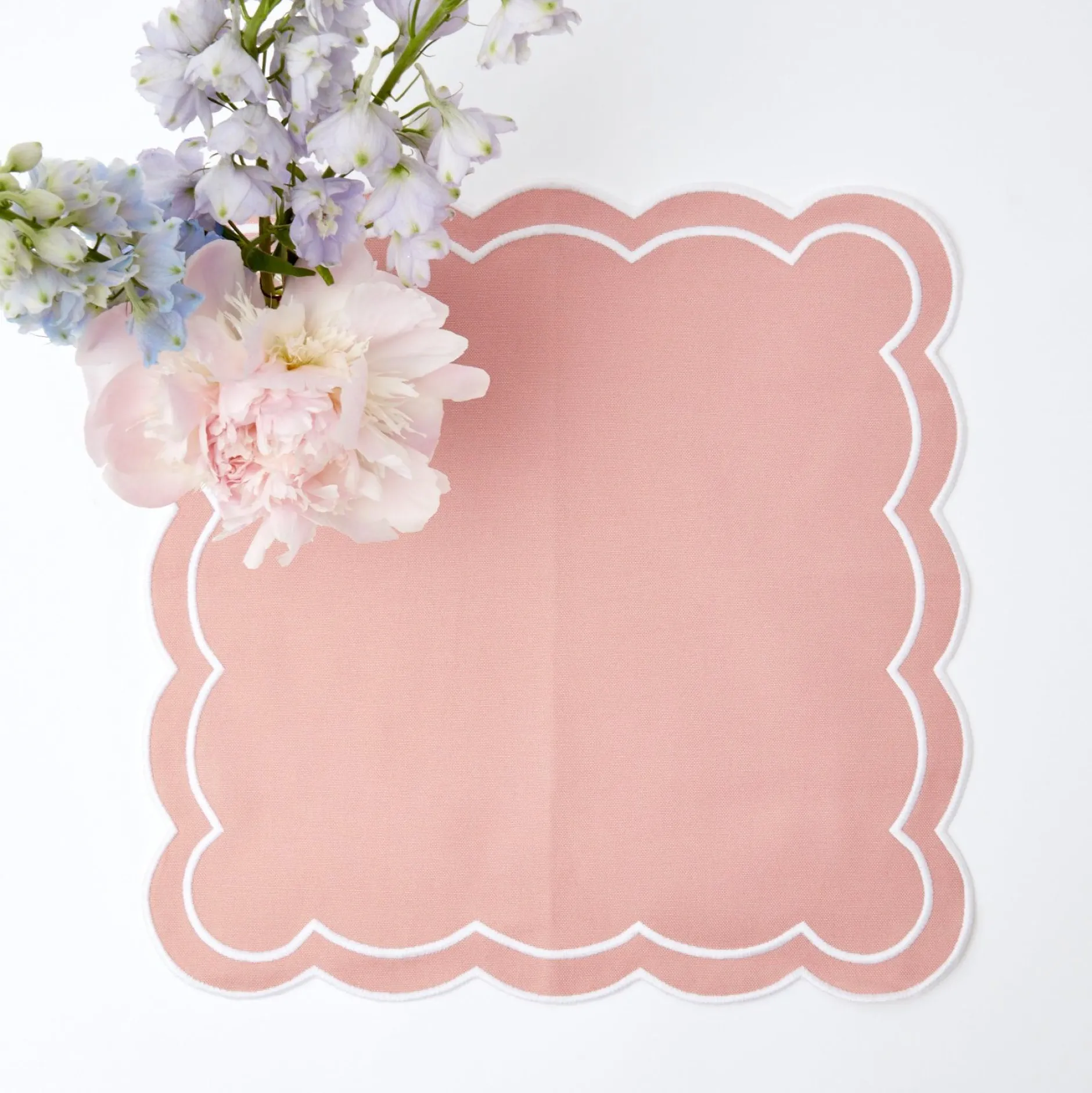 Online Mrs. Alice Pink Applique Placemats & Napkins (Set Of 4)