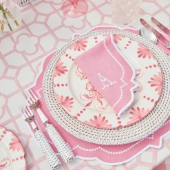 Sale Mrs. Alice Pink Bamboo & Amelie Linen Set